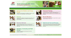 Desktop Screenshot of nsomersetcpd.webbased.co.uk