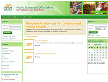 Tablet Screenshot of cyps-nsomersetcpd.webbased.co.uk